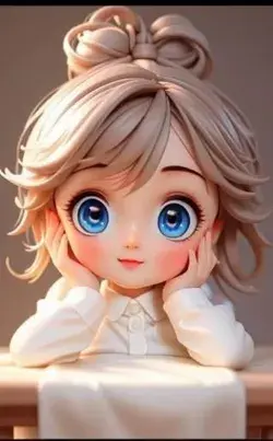 Little cute 3d anime girl 😻