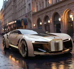 FUTURISTIC LUXURY CAR