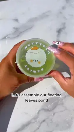 Satisfying Water Slime by PuttyEgg Slimes 💜Follow Us On TikTok!