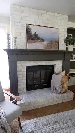 DIY Fireplace Mantle Makeover