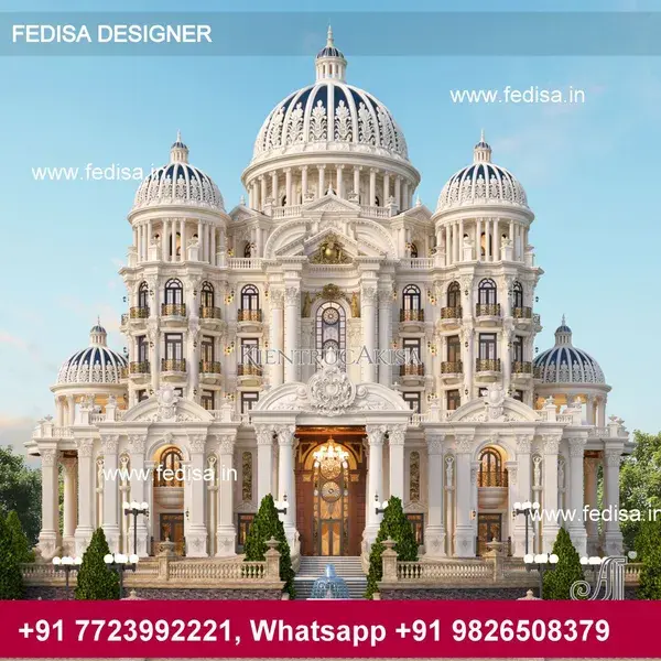 Luxury Villa 4 Bhk Home Design Two Story Farmhouse Plans 120