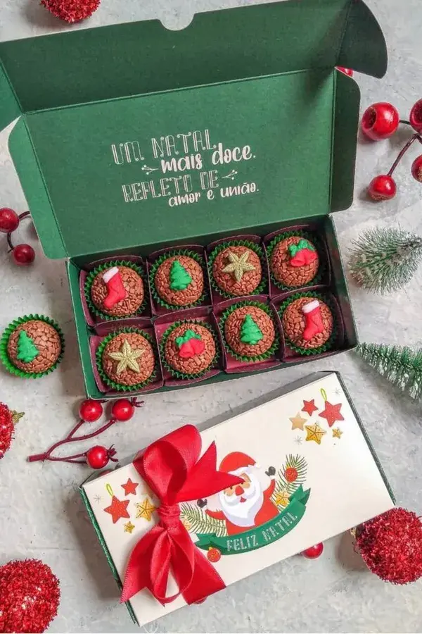 Lembrancinha de Natal - Ganhe dinheiro com brigadeiros