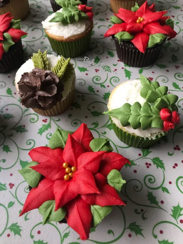 Christmas cupcakes 