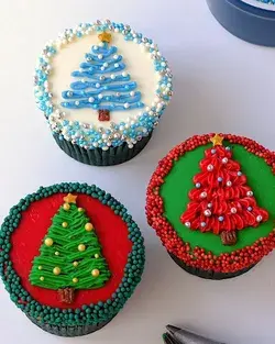 Cupcakes Navideños