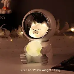 Astronaut LED Night Lights Kitten