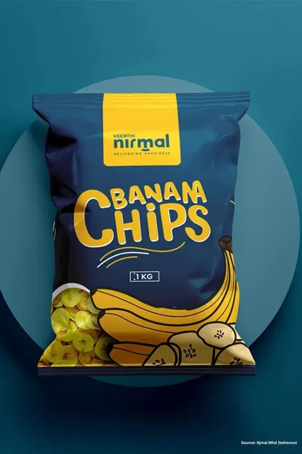 Banana Chips Packaging Design | Food Packaging Design