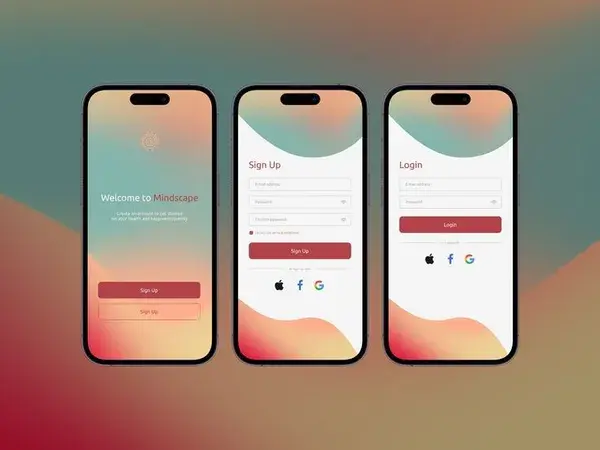 Sign Up Page | Meditation App | Daily UI Challenge