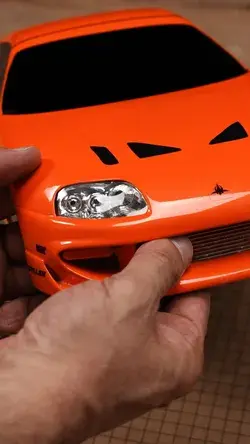 3D Printed Fast and Furious Toyota Supra Rc Car - 3D Printing Timelapse