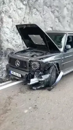 Accident near Lake Garda, Italy 🇮🇹 Which would you fix?⁠ #SupercarFails