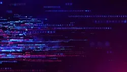 Abstract Technology Background. Binary Data Stock Footage Video