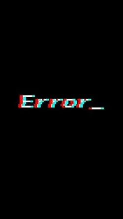 Error Glitch