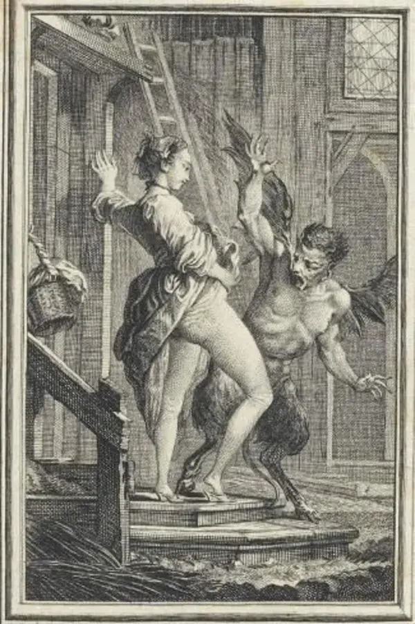 Giclee Print: Illustration to Contes et Nouvelles by Jean de La Fontaine, 1762 : 18x12in