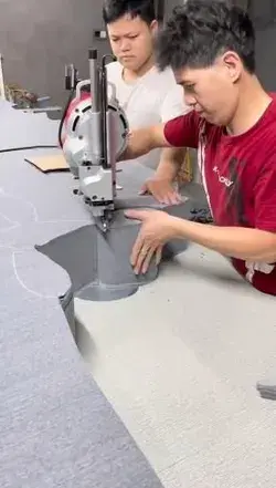 Bulk Fabric Cutting in Garment Industry