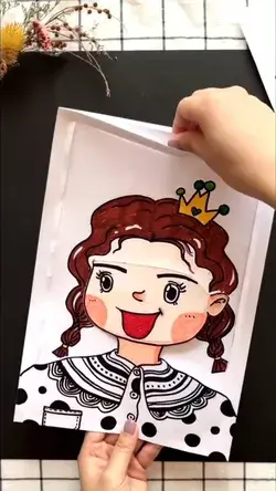 Change Hairstyle Drawing Idea - Art Activities for Kids