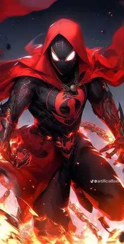 Foxaiart / artificialfox00 Ai Art From TikTok! Merged Spider-Man (Miles Morales) & Dr Strange!