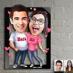 Personalized Cartoon Wooden Wall Art