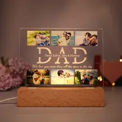 Custom DAD Acrylic Photo Night Light