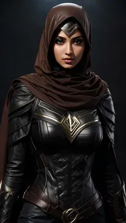 Beautiful Arabian Superhero (AI)