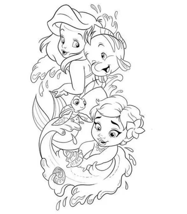 funny children coloring page