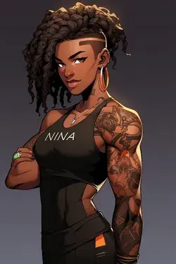 Cage Fighter Nina - Girl Boss pfp