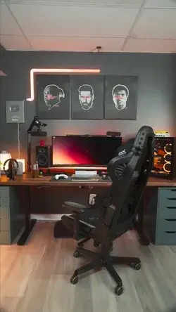 Desk Setup With Dark Aesthetics For Creators & Designers