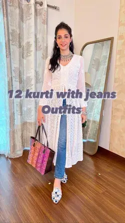 Kurti with jeans outfits that are anything but boring 🙌🏽