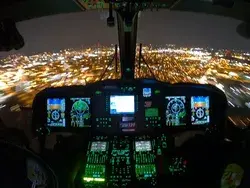 AW139 Helicopter, Night Flight