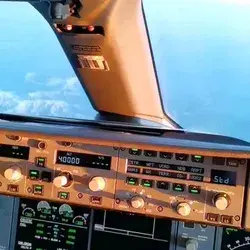 Cockpit view ✈