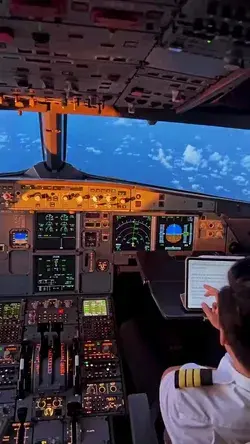 Perfect View of the sky from cockpit