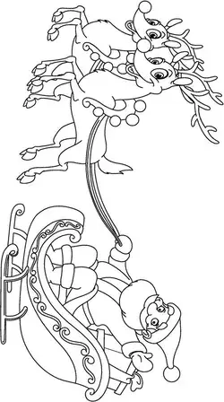 Christmas coloring page