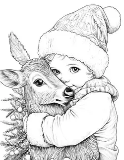 60 Cheerful Christmas Coloring Pages For Kids And Adults - Our Mindful Life