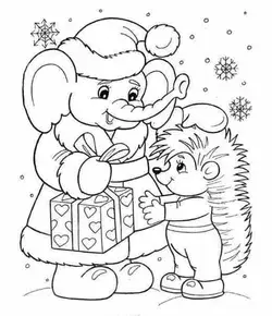 funny coloring page for kids