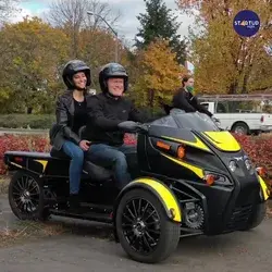 Arcimoto Roadster Prototype: 3-wheel all-electric trike