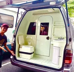 Young Couple Fed Up With Expensive Rent, Transform An Old Van Into 1-Bedroom Apartment