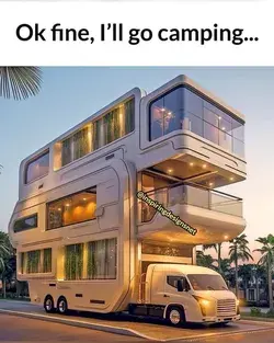 Hahhahaha! Camping not my style