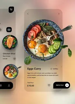 On the YDJ Blog | Food Delivery App by Diana Melnyk in Amazing UX/UI Design Inspiration