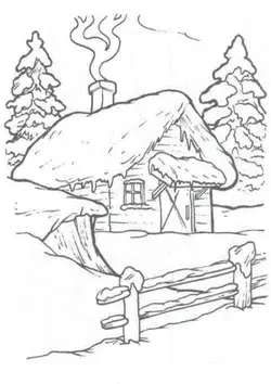 Free & Easy To Print House Coloring Pages