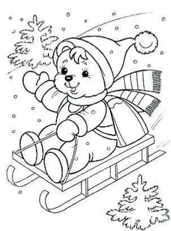 funny coloring page for kids