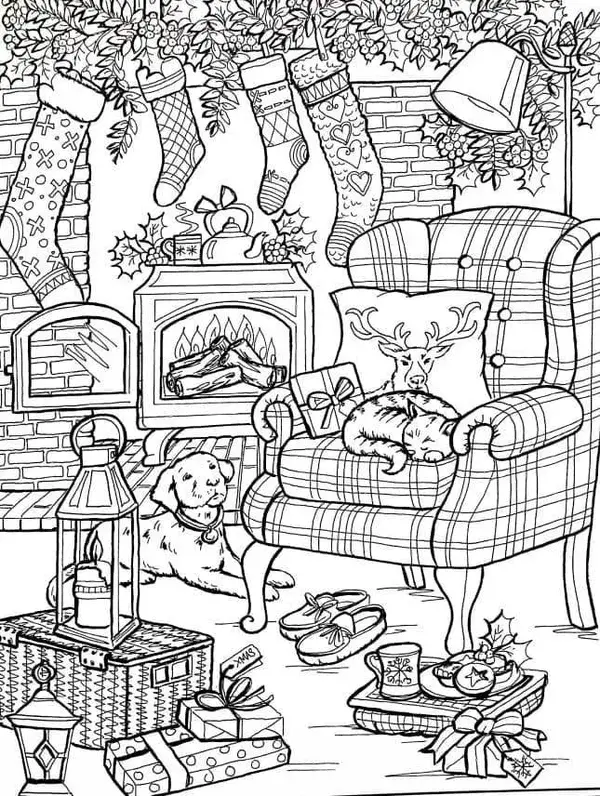 Christmas Coloring Page