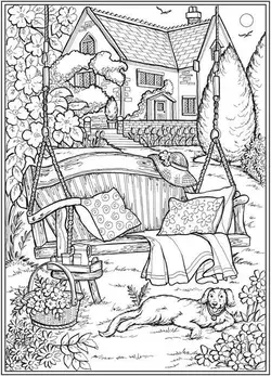 Unique Coloring Book Page For Children