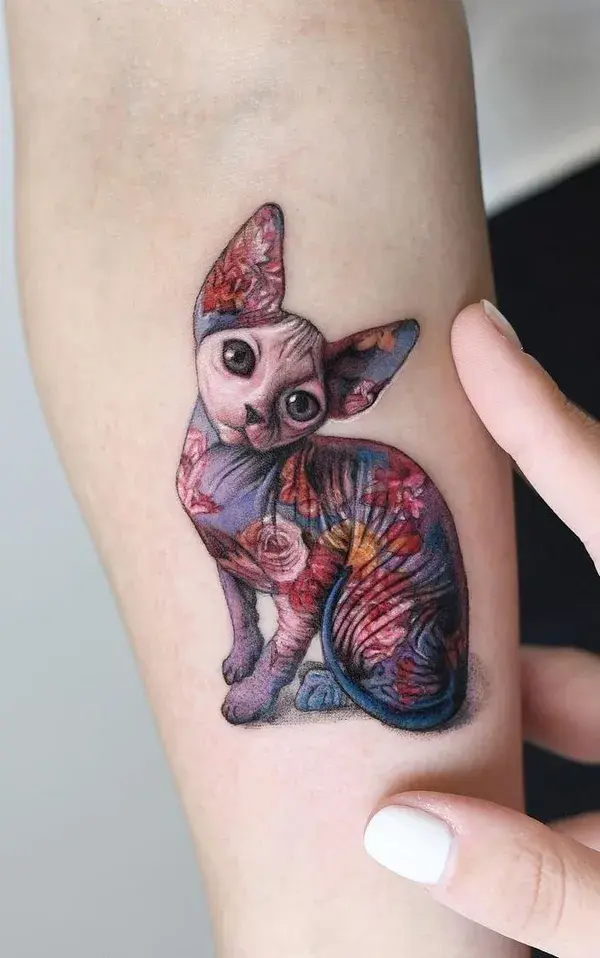 These Awesome Cat Tattoos Will Take Your Cat Obsession to The Next Level