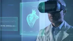 Medical Science New Technology,male Doctor Stock Footage Video