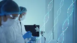 Genetic Engineering Concept. Medical Science. Stock Footage Video