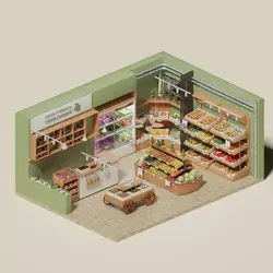 3D Model Greengrocery