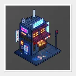 Cyberpunk Juusu Wall And Art Print