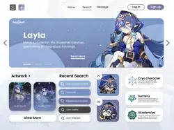 Layla Ui design