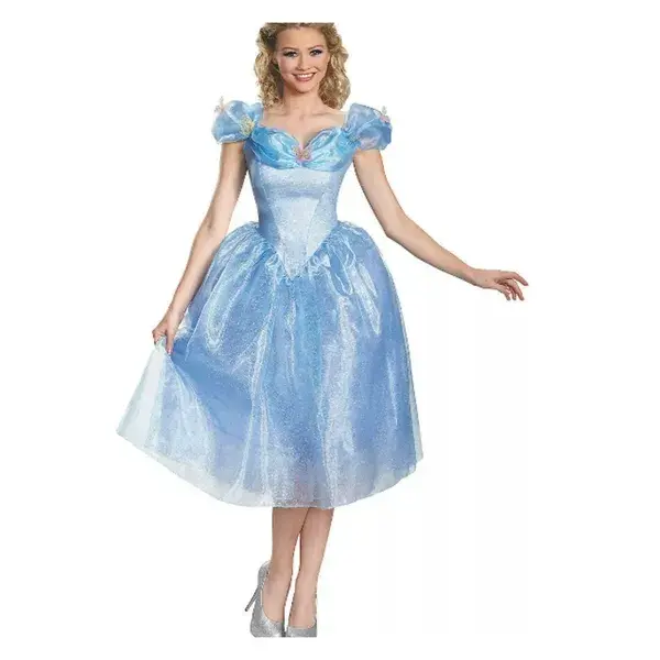 Disguise Other | Women's Disney Cinderella Deluxe Costume Cosplay Medium 8-10 Blue | Color: Blue | Size: Women's Medium 8-10