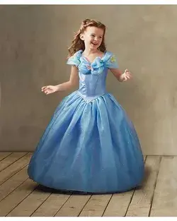 Child Cinderella Ultra Prestige Costume - really exceptional high quality - 7-8