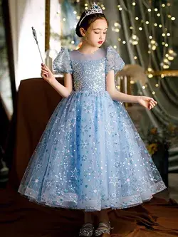 Sparkly dress for little girl.