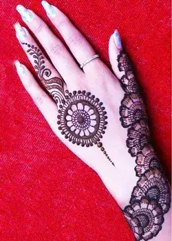 Easy henna | Stylish front hand mehndi design | love 2023